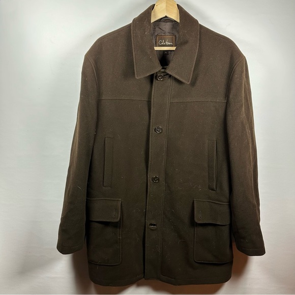 Cole Haan Other - Cole Haan Brown Wool Pea Coat Jacket